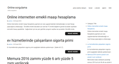 Desktop Screenshot of onlinesorgu.com